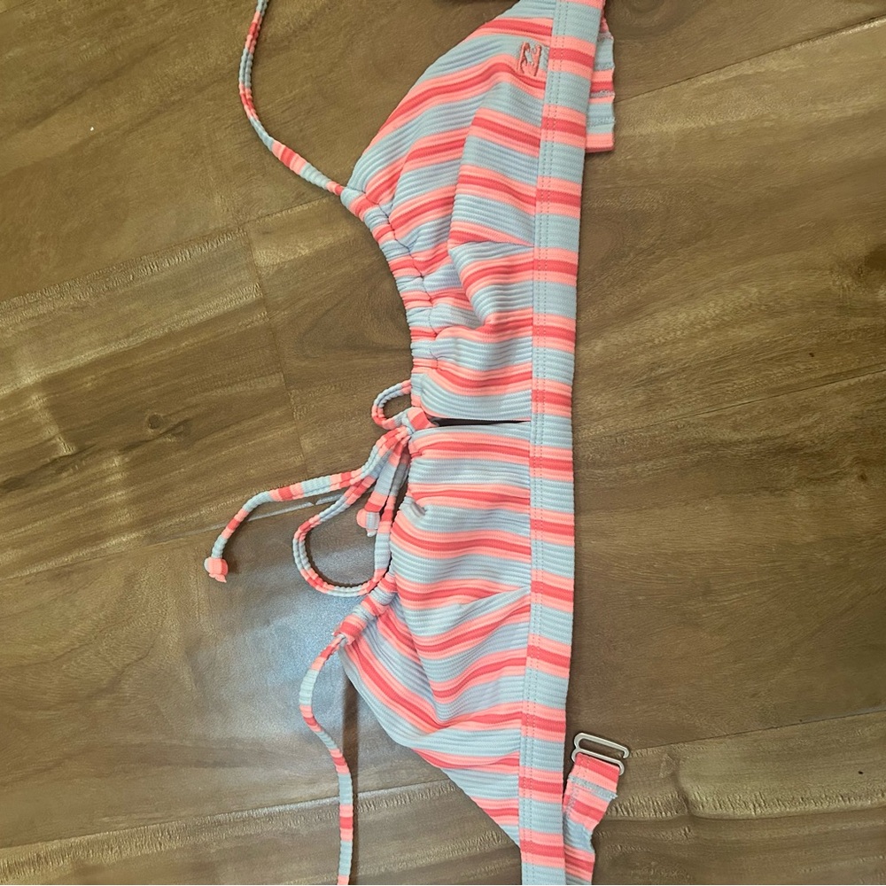 Striped Pink and Blue billabong top